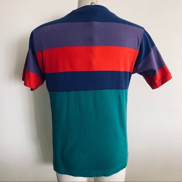 Sail Away 90s sailing cruising color block tee - Picture 2 of 5